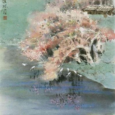W001 Spring In Jiuzhaigou Valley 60x30cm 2009