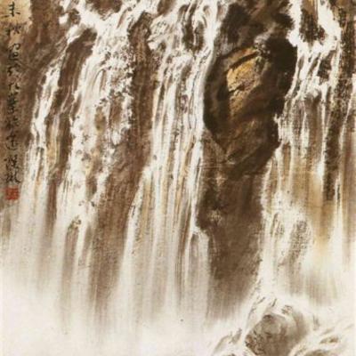 W004 A Corner At Jiuzhaigou Valley 60x30cm 2003